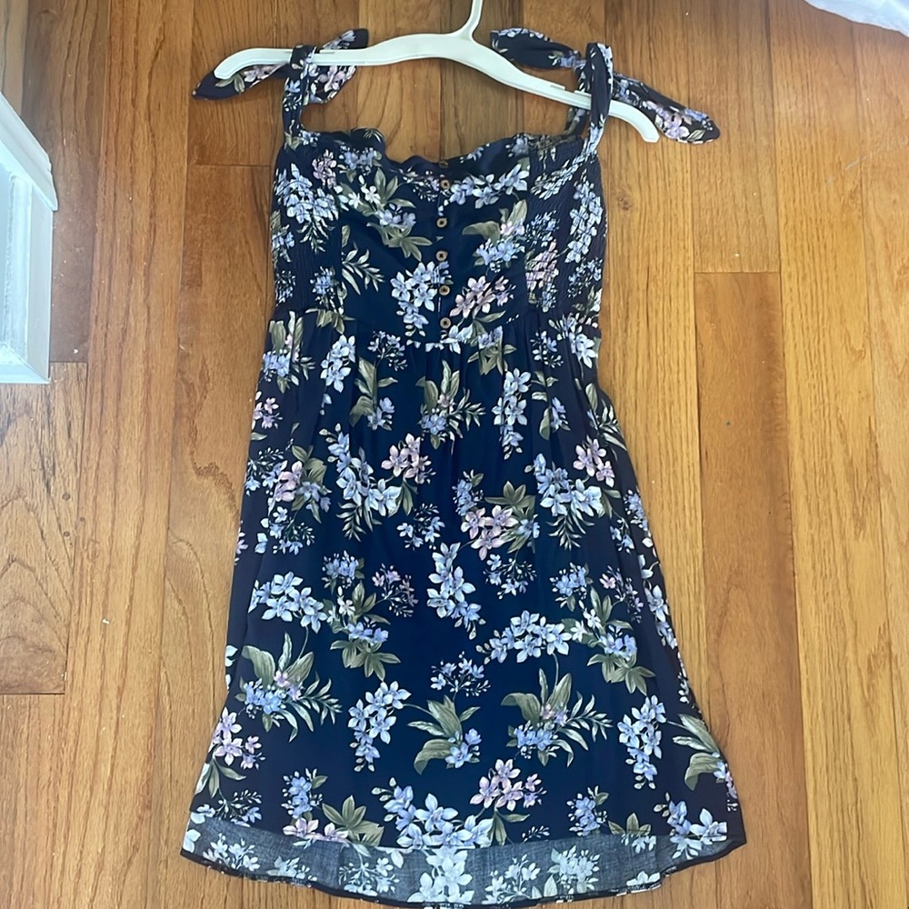 American Eagle Blue Floral Dress